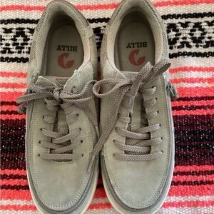 Billy Footwear Women's Classic Lace Low Sneakers Zip Shoes Gray Charcoal Sz 7.5M